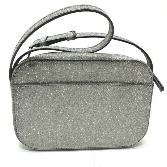 BALENCIAGA Shoulder Bag 552372 leather Silver logo Everyday camera bag Women Used Authentic