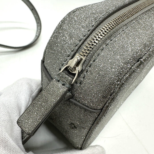 BALENCIAGA Shoulder Bag 552372 leather Silver logo Everyday camera bag Women Used Authentic