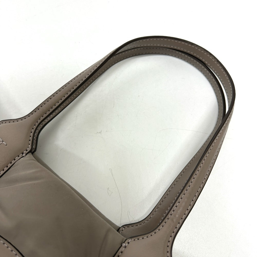 Tory Burch Tote Bag Nylon / leather gray logo Shoulder Bag