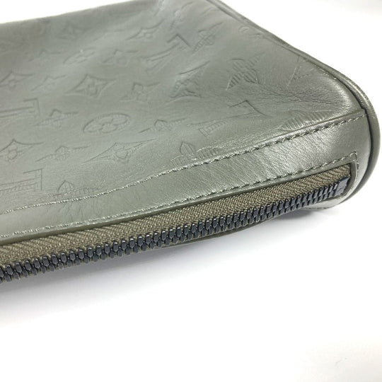 LOUIS VUITTON Shoulder Bag M44634 Monogram shadow leather khaki Monogram shadow Chalk sling bag mens Used Authentic