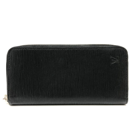 LOUIS VUITTON Long Wallet Purse M60965 Epi Leather black Epi Zippy Wallet Vertical mens Used Authentic