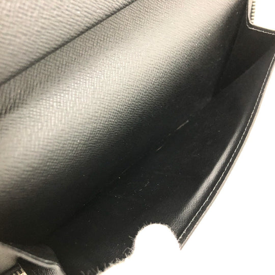 LOUIS VUITTON Long Wallet Purse M60965 Epi Leather black Epi Zippy Wallet Vertical mens Used Authentic