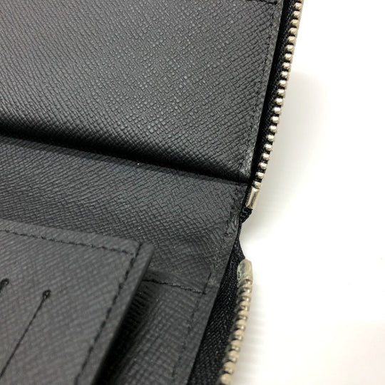 LOUIS VUITTON Long Wallet Purse M60965 Epi Leather black Epi Zippy Wallet Vertical mens Used Authentic