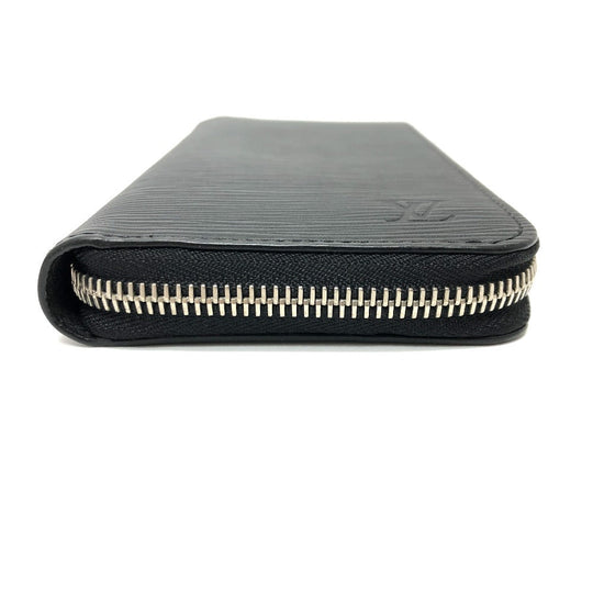 LOUIS VUITTON Long Wallet Purse M60965 Epi Leather black Epi Zippy Wallet Vertical mens Used Authentic