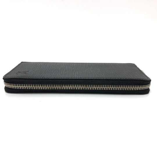 LOUIS VUITTON Long Wallet Purse M60965 Epi Leather black Epi Zippy Wallet Vertical mens Used Authentic