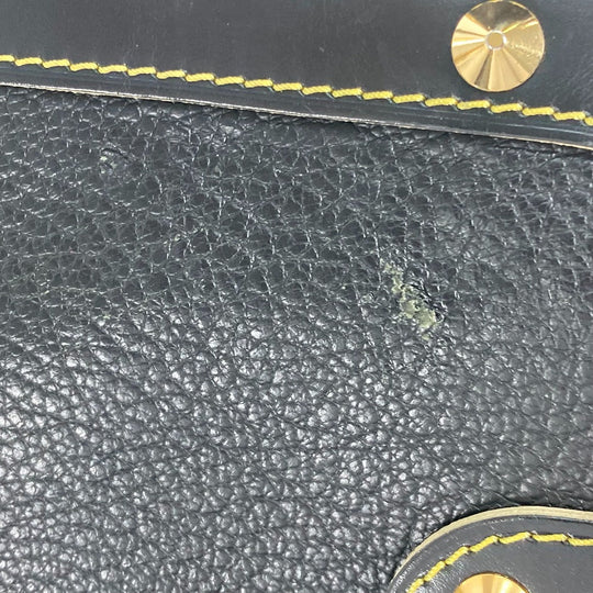 LOUIS VUITTON Handbag M95623 Suhari leather black Suhari studs Radiu Women Used Authentic