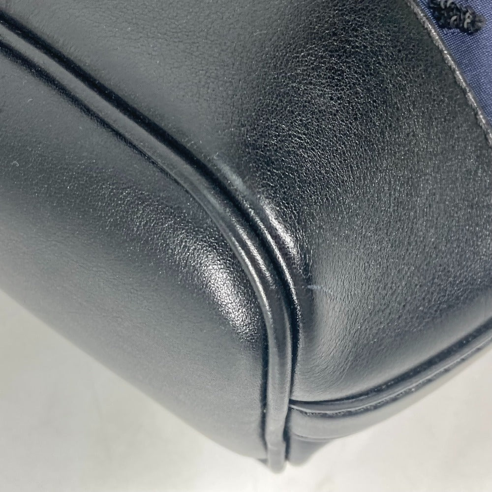 LOUIS VUITTON Handbag M94564 Satin/Leather, Sequins Navy Monogram Satin NN14 Spotlight GM Women Used Authentic