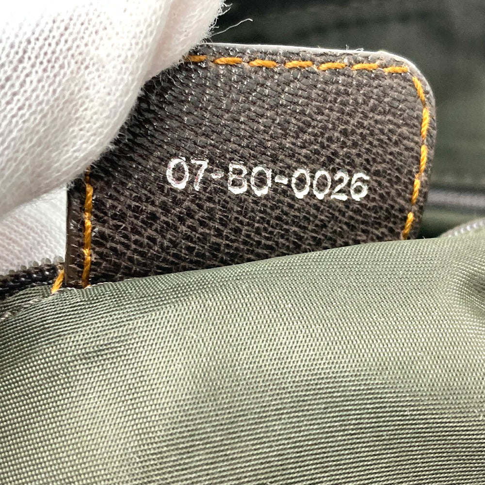 Christian Dior Handbag Leather / canvas Brown Trotter CD logo Women Used Authentic