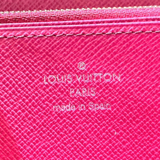 LOUIS VUITTON Long Wallet Purse M64838 Epi Leather black Epi Zippy wallet Women Used Authentic