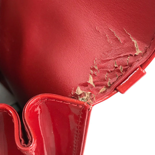 LOUIS VUITTON Handbag M91135 Monogram Vernis Red Monogram Vernis Spring Street PM Women Used Authentic