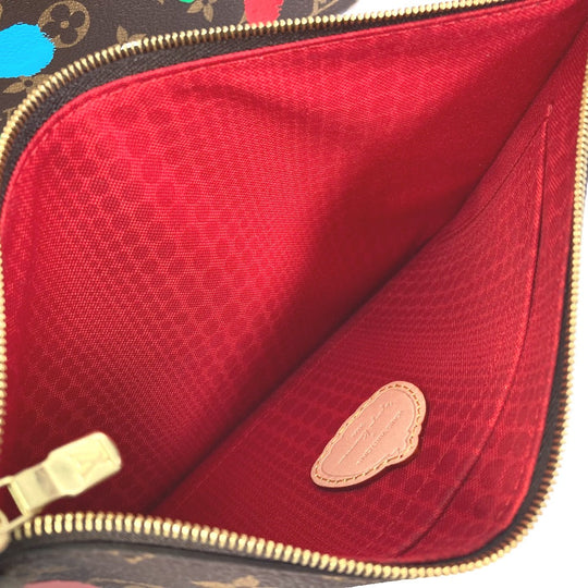 LOUIS VUITTON Tote Bag M46381 Monogram canvas multicolor Monogram Neverfull MM Tote Bag Women Used Authentic