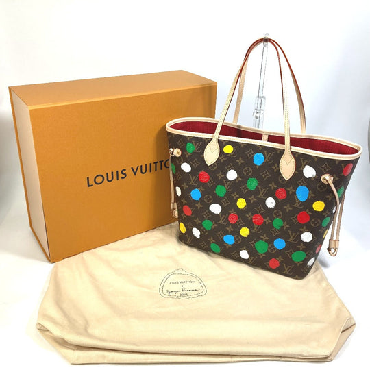 LOUIS VUITTON Tote Bag M46381 Monogram canvas multicolor Monogram Neverfull MM Tote Bag Women Used Authentic