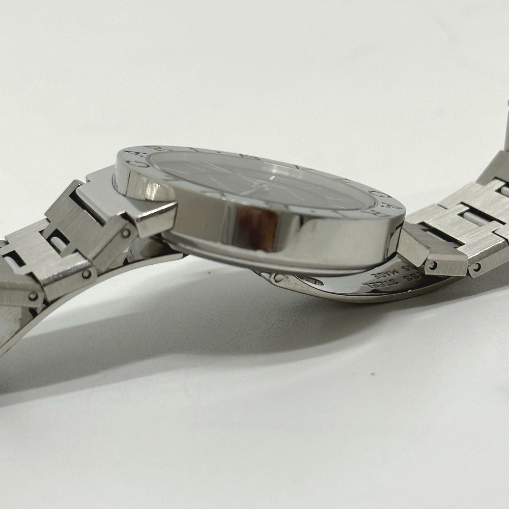 BVLGARI Watches Mechanical Automatic BB33SAUTO Stainless Steel Silver Bulgari Bulgari black dial mens Used Authentic