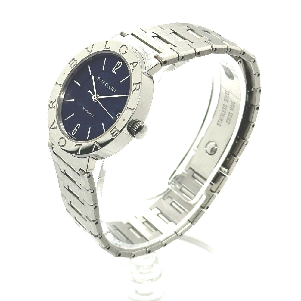 BVLGARI Watches Mechanical Automatic BB33SAUTO Stainless Steel Silver Bulgari Bulgari black dial mens Used Authentic