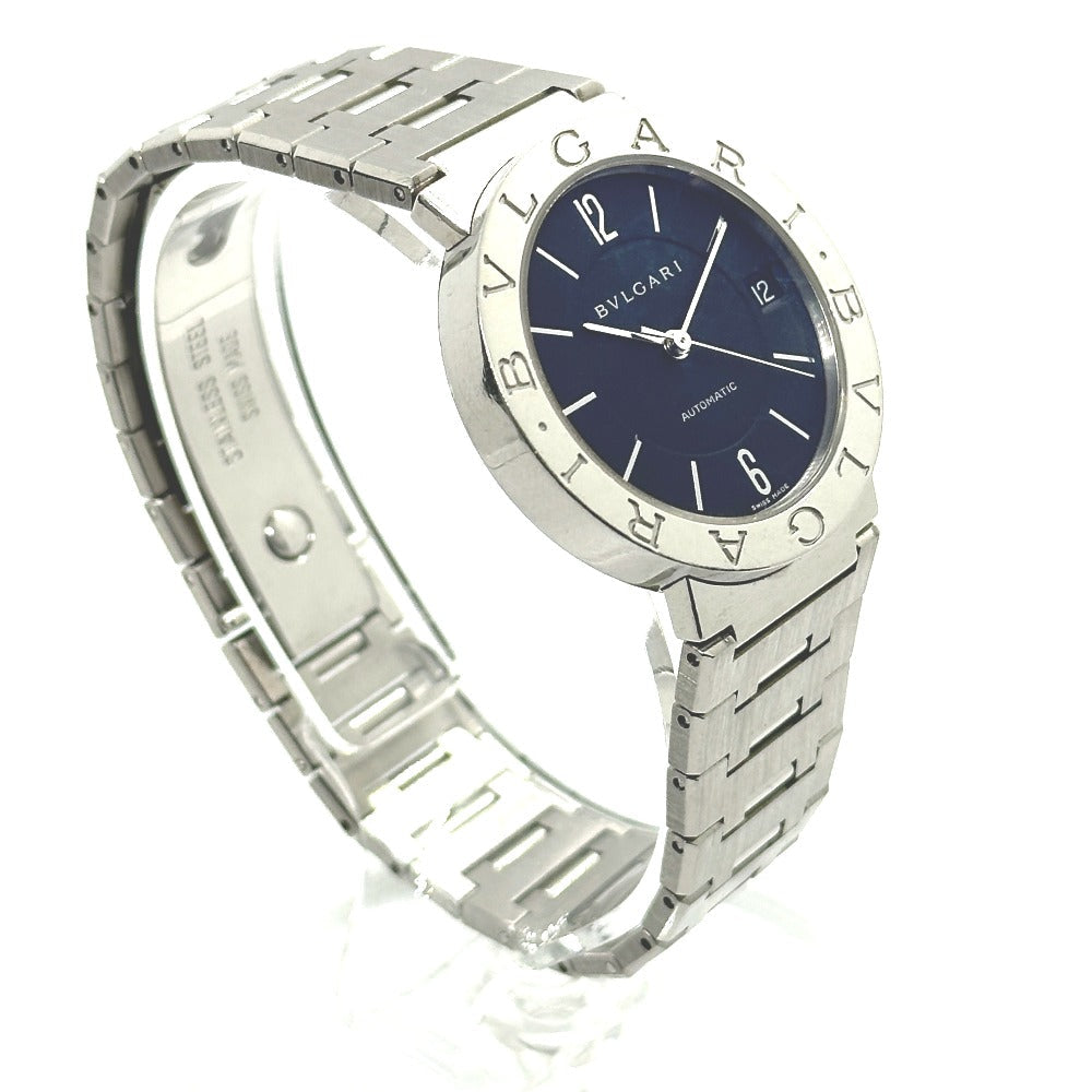 BVLGARI Watches Mechanical Automatic BB33SAUTO Stainless Steel Silver Bulgari Bulgari black dial mens Used Authentic