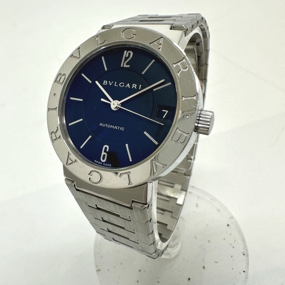 BVLGARI Watches Mechanical Automatic BB33SAUTO Stainless Steel Silver Bulgari Bulgari black dial mens Used Authentic