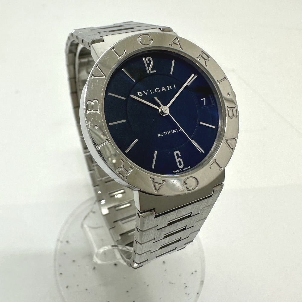 BVLGARI Watches Mechanical Automatic BB33SAUTO Stainless Steel Silver Bulgari Bulgari black dial mens Used Authentic
