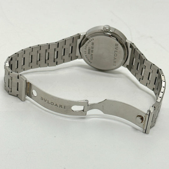 BVLGARI Watches Mechanical Automatic BB33SAUTO Stainless Steel Silver Bulgari Bulgari black dial mens Used Authentic