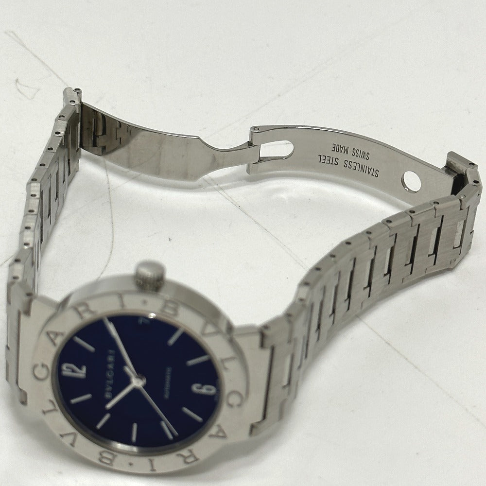 BVLGARI Watches Mechanical Automatic BB33SAUTO Stainless Steel Silver Bulgari Bulgari black dial mens Used Authentic