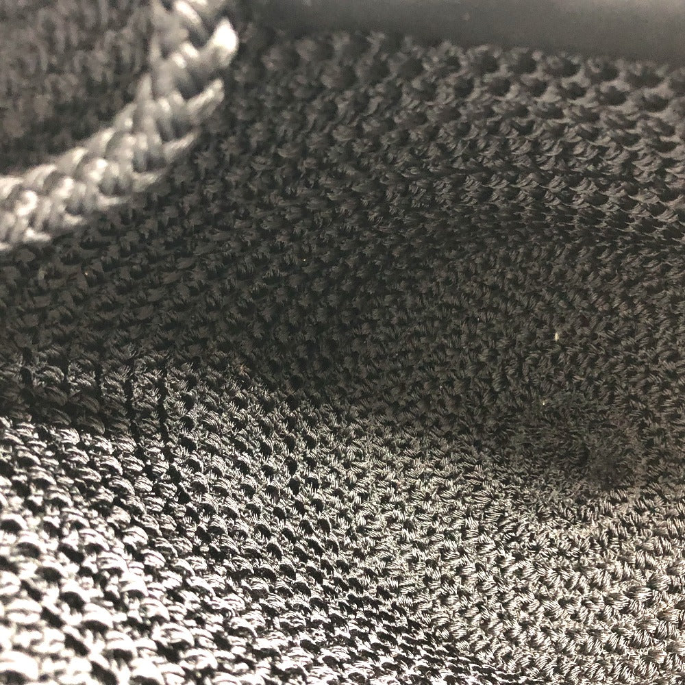 BALENCIAGA Handbag 695612 Nylon/Lambskin black logo ibiza basket bag Ibiza Small With Strap Basket Black Cord Women Used Authentic