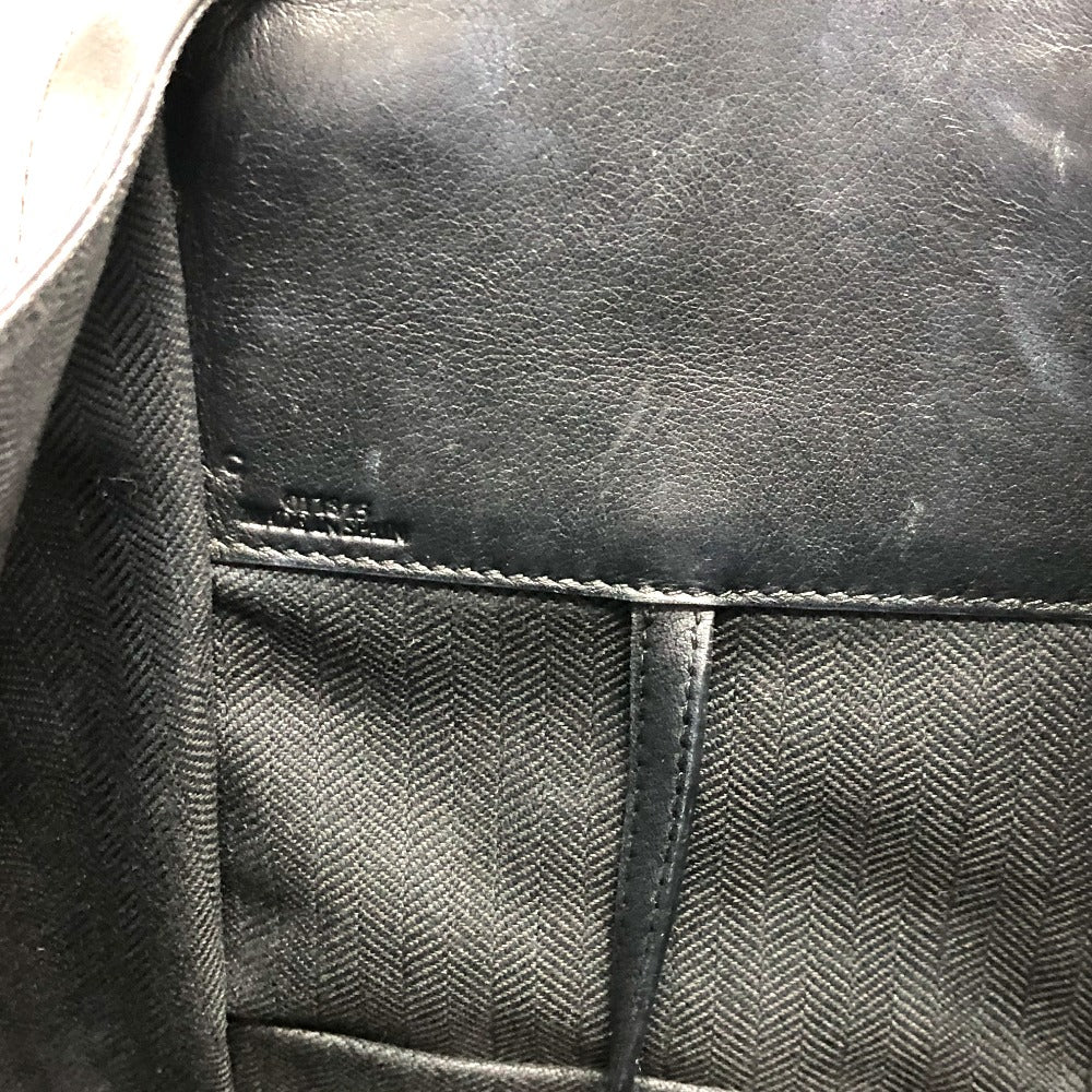 LOEWE Handbag leather black hammock Women Used Authentic