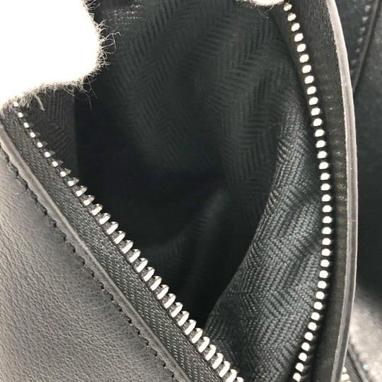 LOEWE Handbag leather black hammock Women Used Authentic