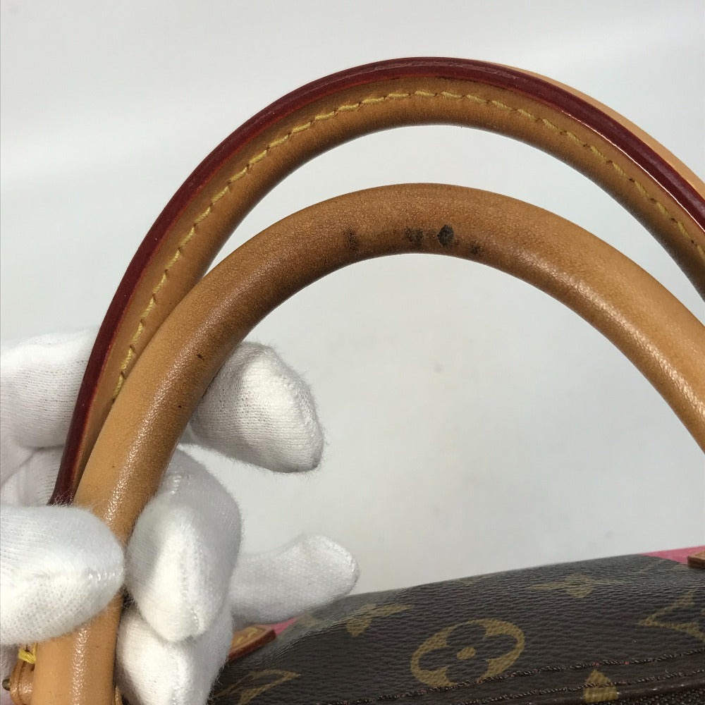 LOUIS VUITTON Boston Duffel bag M41533 Monogram canvas Brown Monogram V Speedy 30 Women Used Authentic