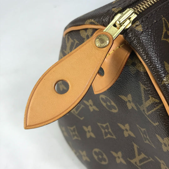 LOUIS VUITTON Boston Duffel bag M41533 Monogram canvas Brown Monogram V Speedy 30 Women Used Authentic