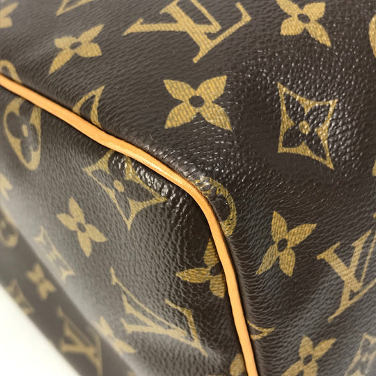 LOUIS VUITTON Boston Duffel bag M41533 Monogram canvas Brown Monogram V Speedy 30 Women Used Authentic