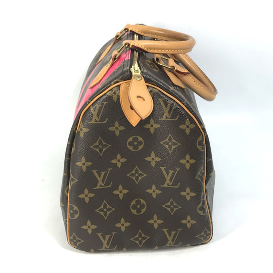 LOUIS VUITTON Boston Duffel bag M41533 Monogram canvas Brown Monogram V Speedy 30 Women Used Authentic