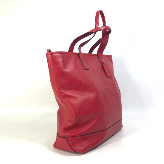 COACH Tote Bag F71699 leather Red Shoulder Bag Shoulder Bag logo Women Used Authentic
