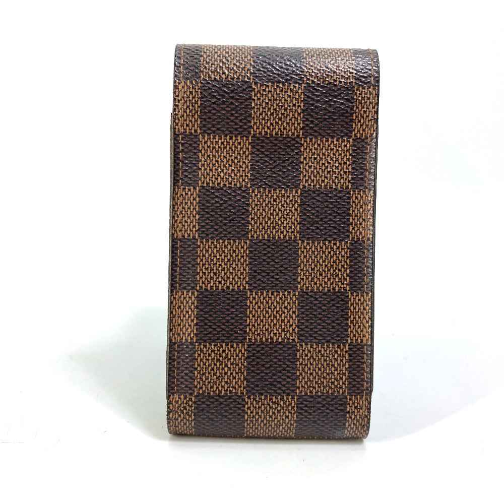 LOUIS VUITTON Cigarette case N63024 Damier canvas Brown Damier Etui cigarette Women Used Authentic