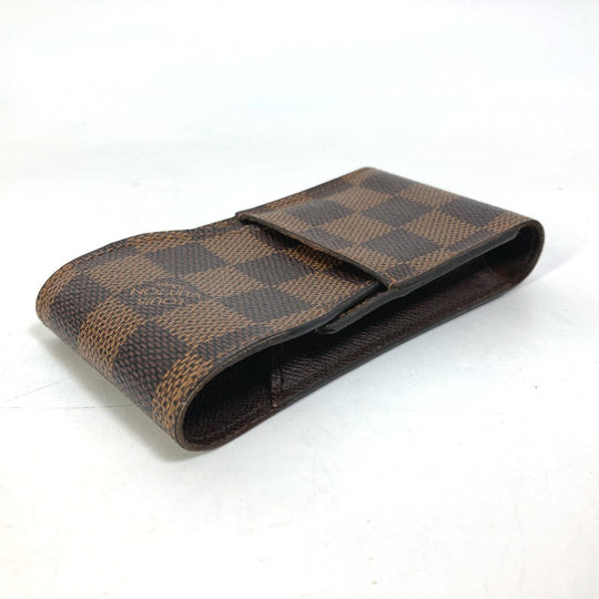 LOUIS VUITTON Cigarette case N63024 Damier canvas Brown Damier Etui cigarette Women Used Authentic