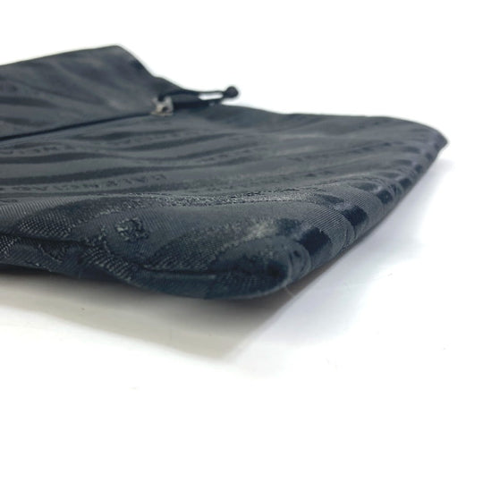 BALENCIAGA Clutch bag 459745 Nylon black logo Explorer mens Used Authentic