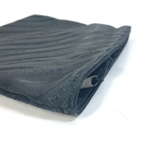 BALENCIAGA Clutch bag 459745 Nylon black logo Explorer mens Used Authentic