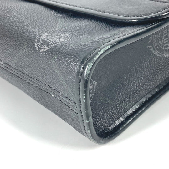 Berluti Shoulder Bag PVC / Leather Black type Crossbody flap Flaneur Small mens Used Authentic