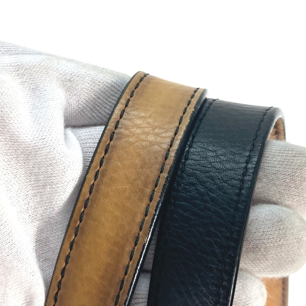 Berluti Tote Bag Nylon / leather black Shoulder chillout calligraphy mens Used Authentic