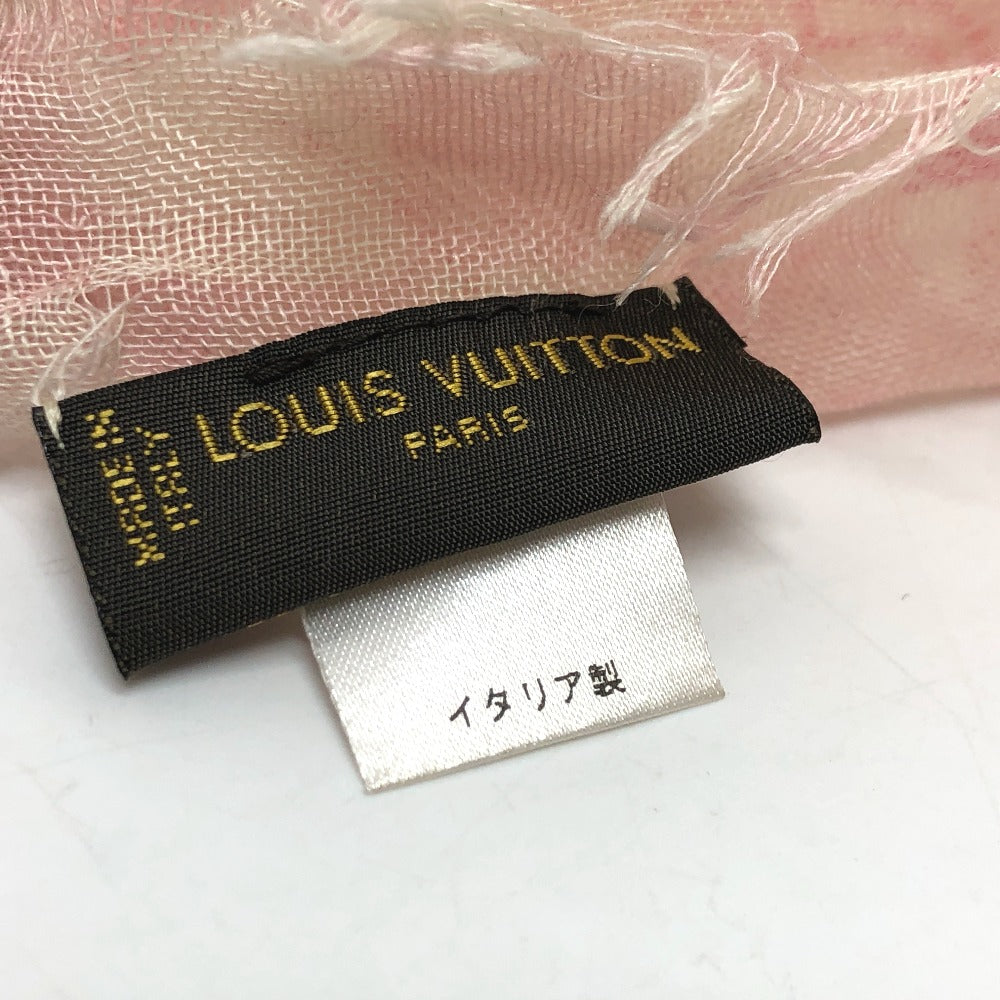 LOUIS VUITTON Stall M72578 Cashmere, Silk pink Damier Etol Alize Women Used Authentic
