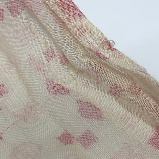 LOUIS VUITTON Stall M72578 Cashmere, Silk pink Damier Etol Alize Women Used Authentic