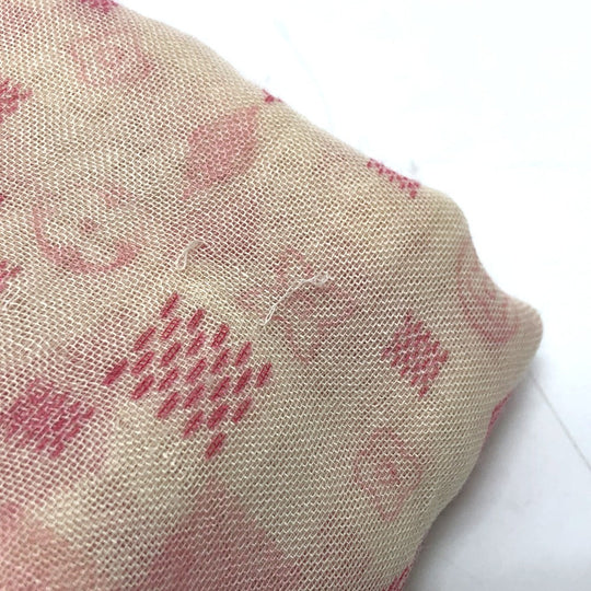 LOUIS VUITTON Stall M72578 Cashmere, Silk pink Damier Etol Alize Women Used Authentic
