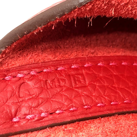 HERMES Handbag Taurillon Clemence Red type Picotan Lock PM Women Used Authentic