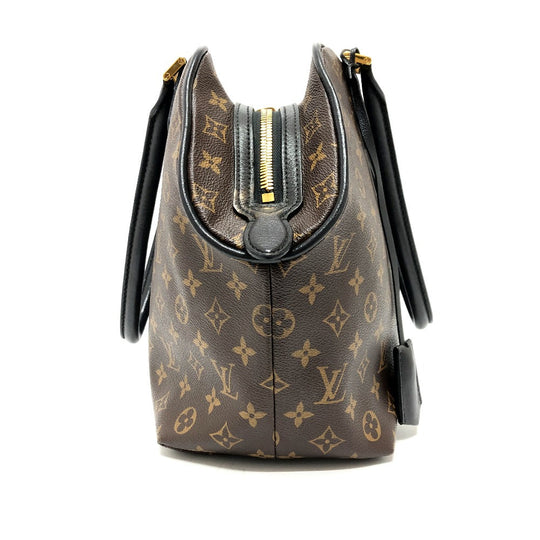 LOUIS VUITTON Tote Bag M40504 Monogram canvas Brown Monogram block stoat Women Used Authentic
