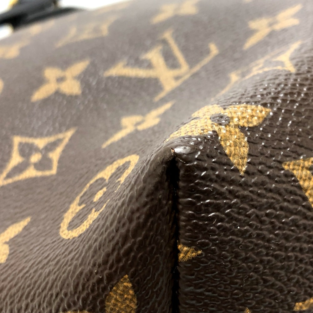 LOUIS VUITTON Tote Bag M40504 Monogram canvas Brown Monogram block stoat Women Used Authentic