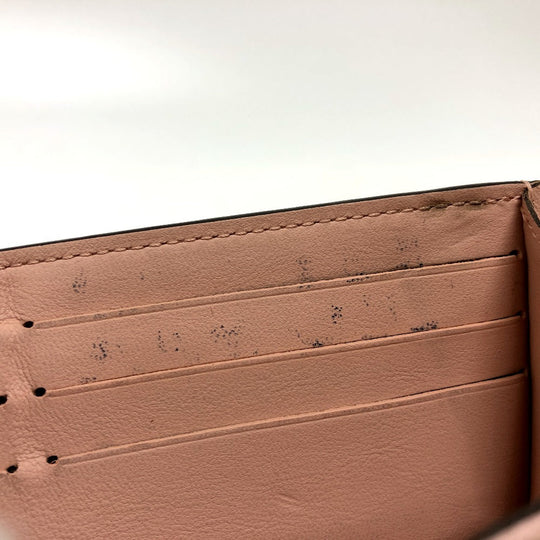 LOUIS VUITTON Long Wallet Purse M60145 Monogram Mahina pink Monogram Mahina Portefeuille Iris Women Used Authentic