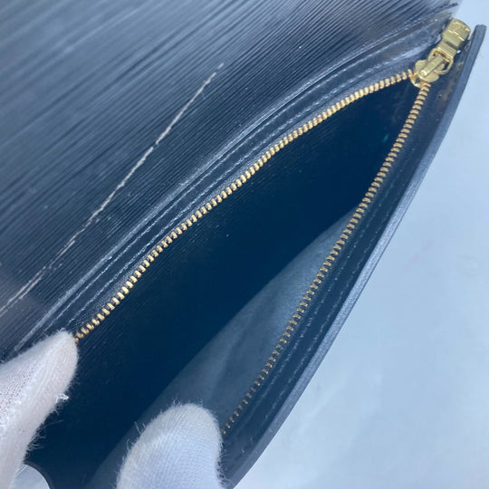 LOUIS VUITTON Backpack M52292 Epi Leather black Epi Coblanc Women Used Authentic