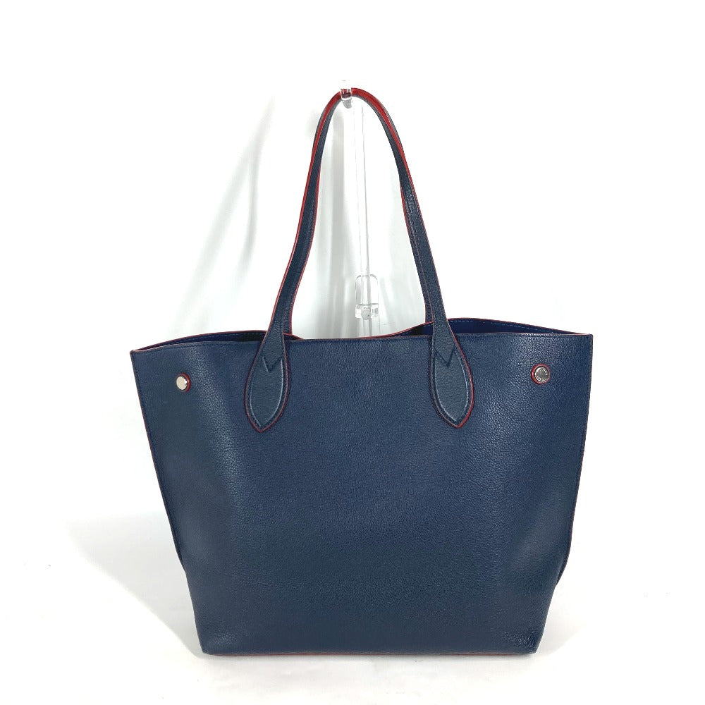 LOUIS VUITTON Shoulder Bag M52759 leather Navy Rock Me Go Women Used Authentic