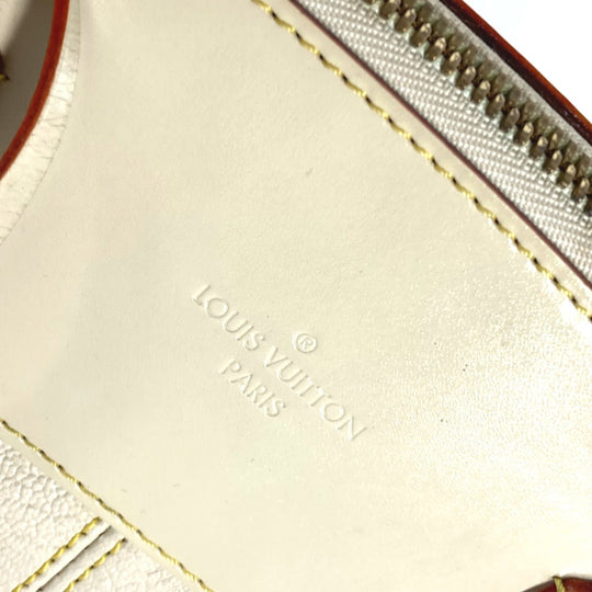 LOUIS VUITTON Handbag M91874 Suhari leather white Suhari LockitMM Women Used Authentic