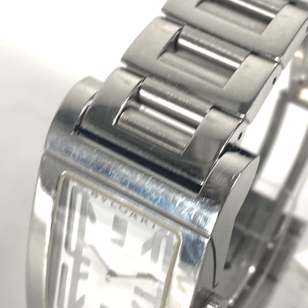 BVLGARI Watches Quartz RT45S Stainless Steel Silver Lettan logo white dial mens Used Authentic