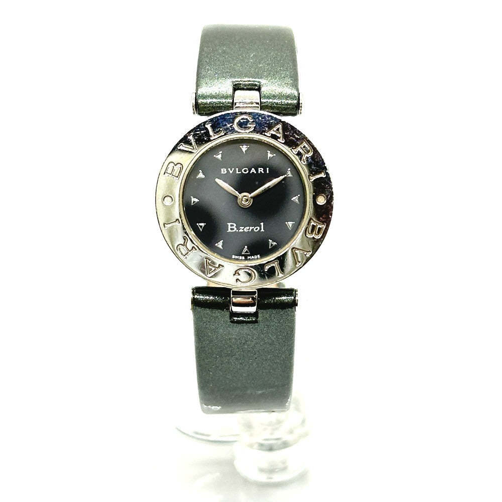 BVLGARI Watches Quartz BZ22S Enamel, Stainless Steel, Stainless Steel Silver B-zero1 B-zero1 black dial Women Used Authentic
