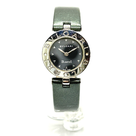 BVLGARI Watches Quartz BZ22S Enamel, Stainless Steel, Stainless Steel Silver B-zero1 B-zero1 black dial Women Used Authentic